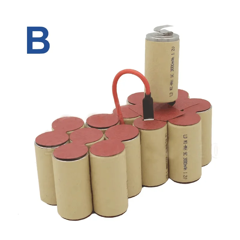 18V 4000mAh Ni-MHバッテリーパック 溶接用カスタムツールCD ブラックアンドデッカー、ボッシュ、デウォルト、フェスツール、ヒルティ、日立、マキタ、メタボ対応