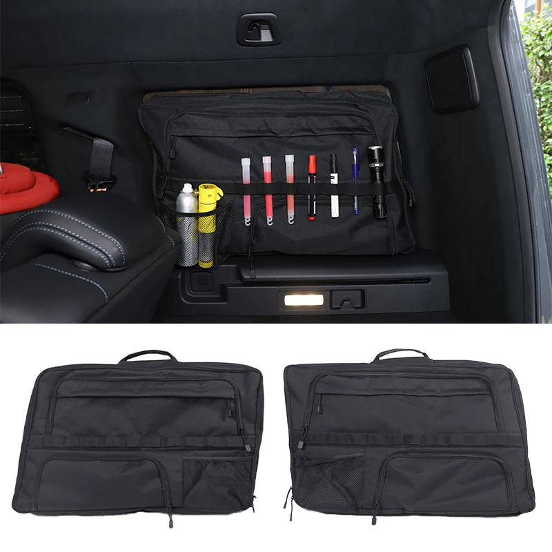 For Mercedes-Benz G-Class W463 W464 G500 2019-2023 Large Capacity Car Trunk Side Window Storage Bag Multi-Pockets Cargo Bag