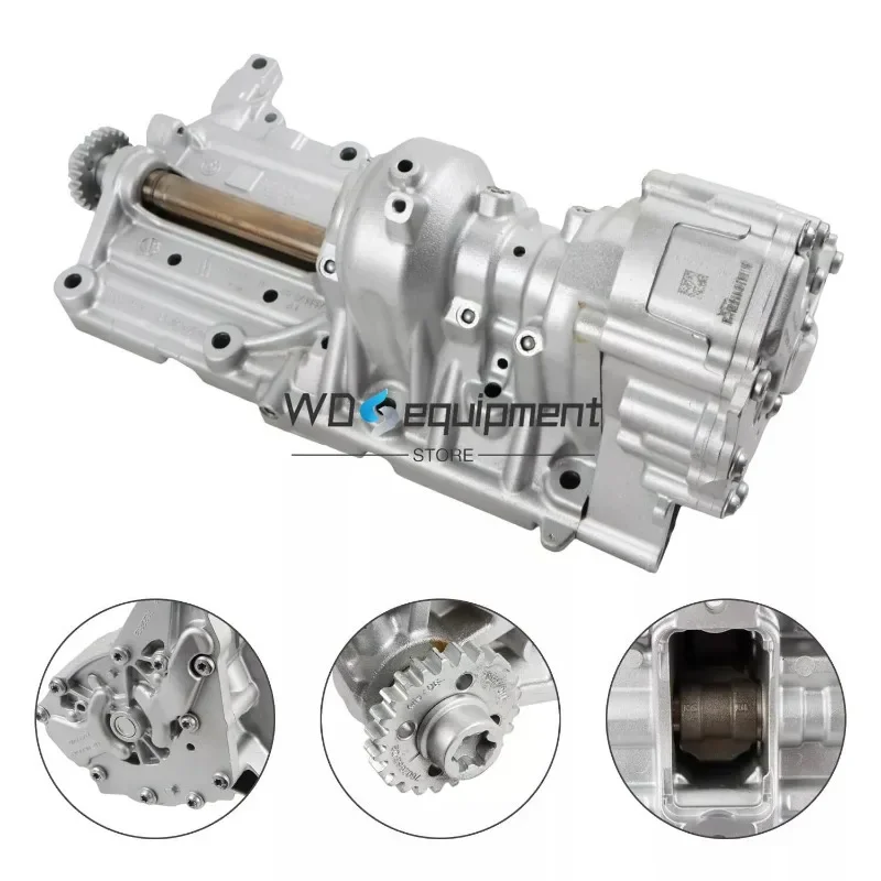 Oil Pump W/ Counter Balance Shaft 11277632111 11417610378 7610378 for BMW X1 X3 X4 X5 X6 Z4 N20B20 Auto Parts