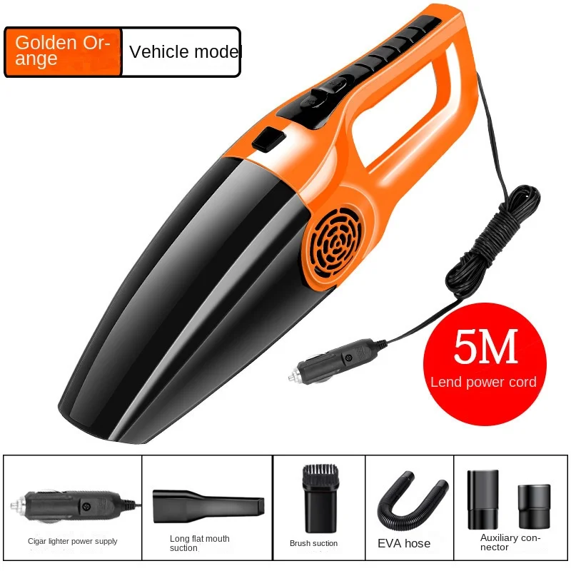 Car Vacuum Cleaner Portable Wet And Dry dual-use Vacuum Cleaner Powerful Handheld Mini Vaccum Cleaners High Suction 12V 120W
