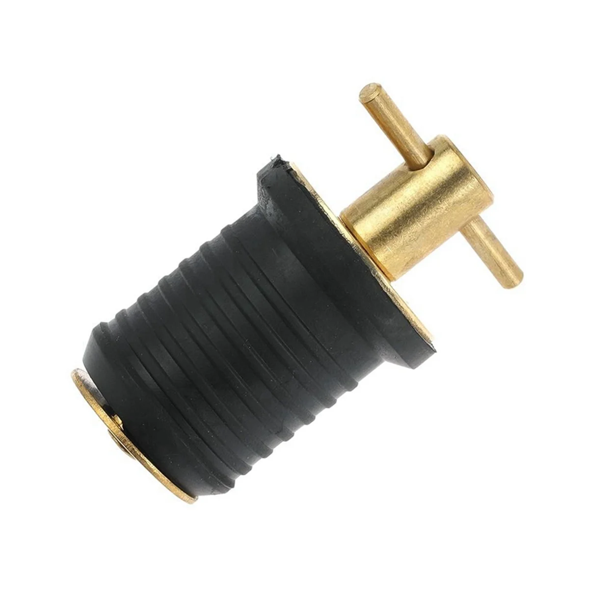 

ABNJ Т-образная ручка Сливная пробка для лодки Поворотная латунная стальная ручка Аксессуары для лодок Морские резиновые заглушки 25 мм