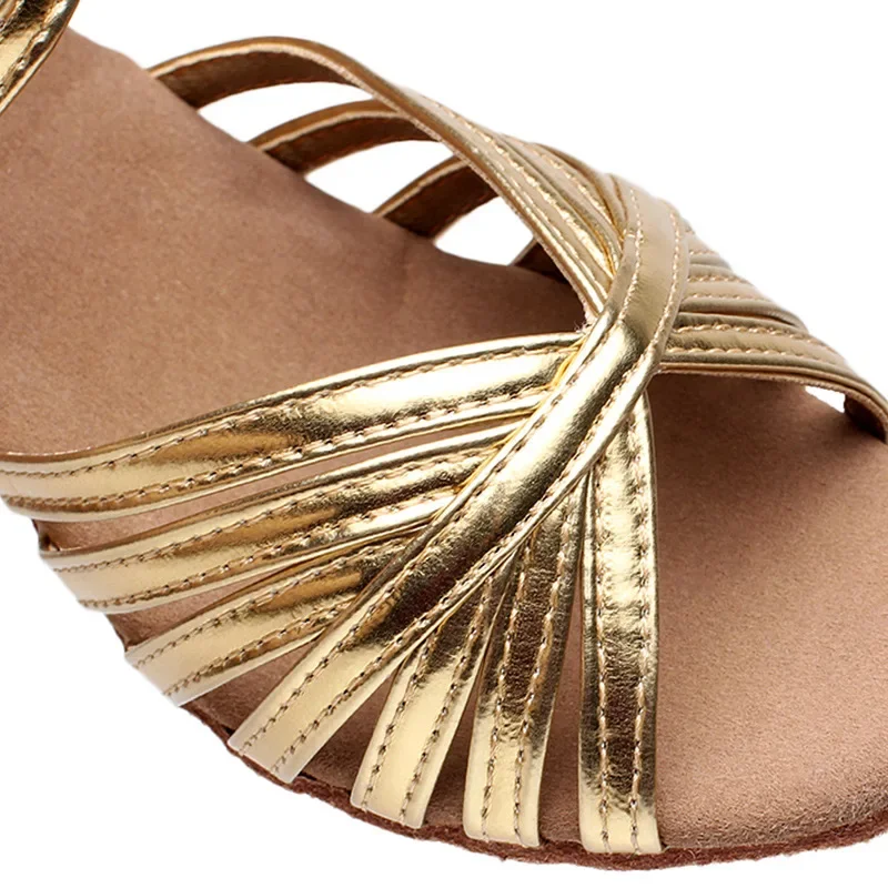 XIHAHA ฤดูร้อนรองเท้าเต้นรําแบบละตินสุภาพสตรี Salsa Tango บอลรูมปาร์ตี้สาวสีฟ้ารองเท้าแตะส้นสูงแจ๊สรองเท้าผ้าใบรองเท้าแต่งงาน