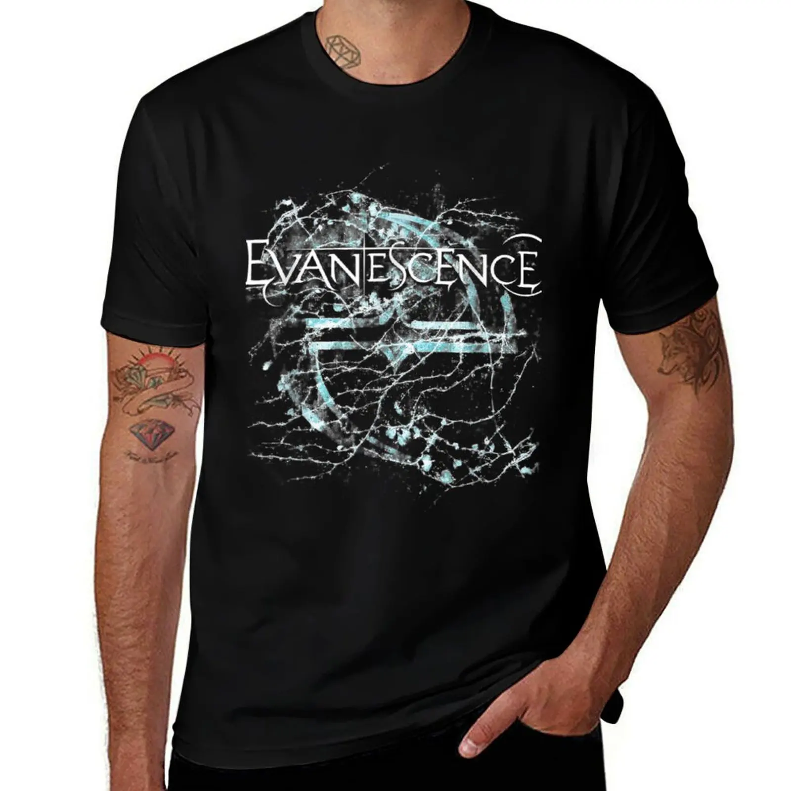 Vintage Virtual Evanes Art Band Music Legend 80s 90s T-Shirt Simple Trendy Casual T-Shirt