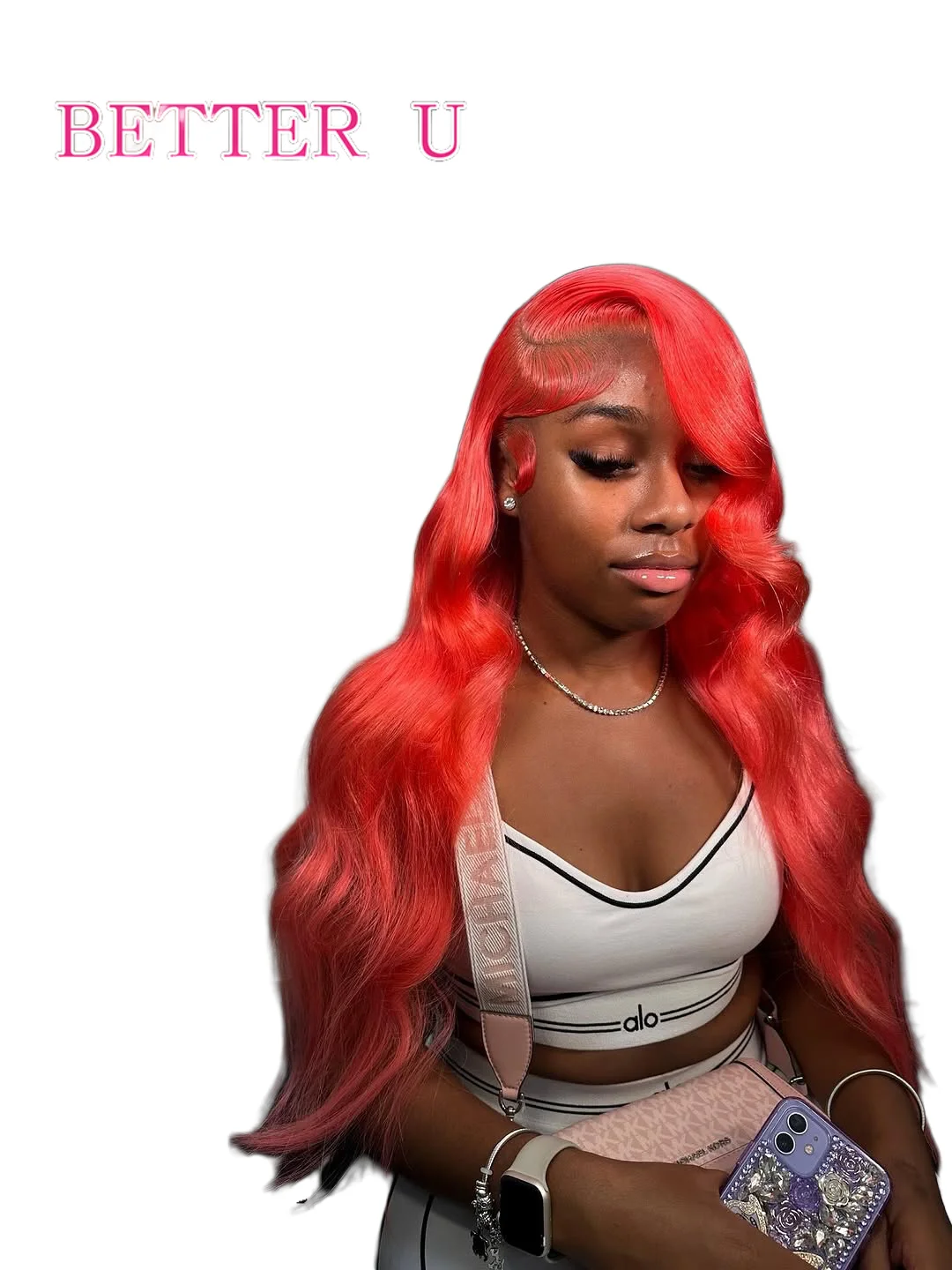 

Body Wave Human Hair Wig Reddish Orange 13x4 13x6 Transparent Lace Front Wig Pre Plucked Brazilian Colored 613 Lace Frontal Wig