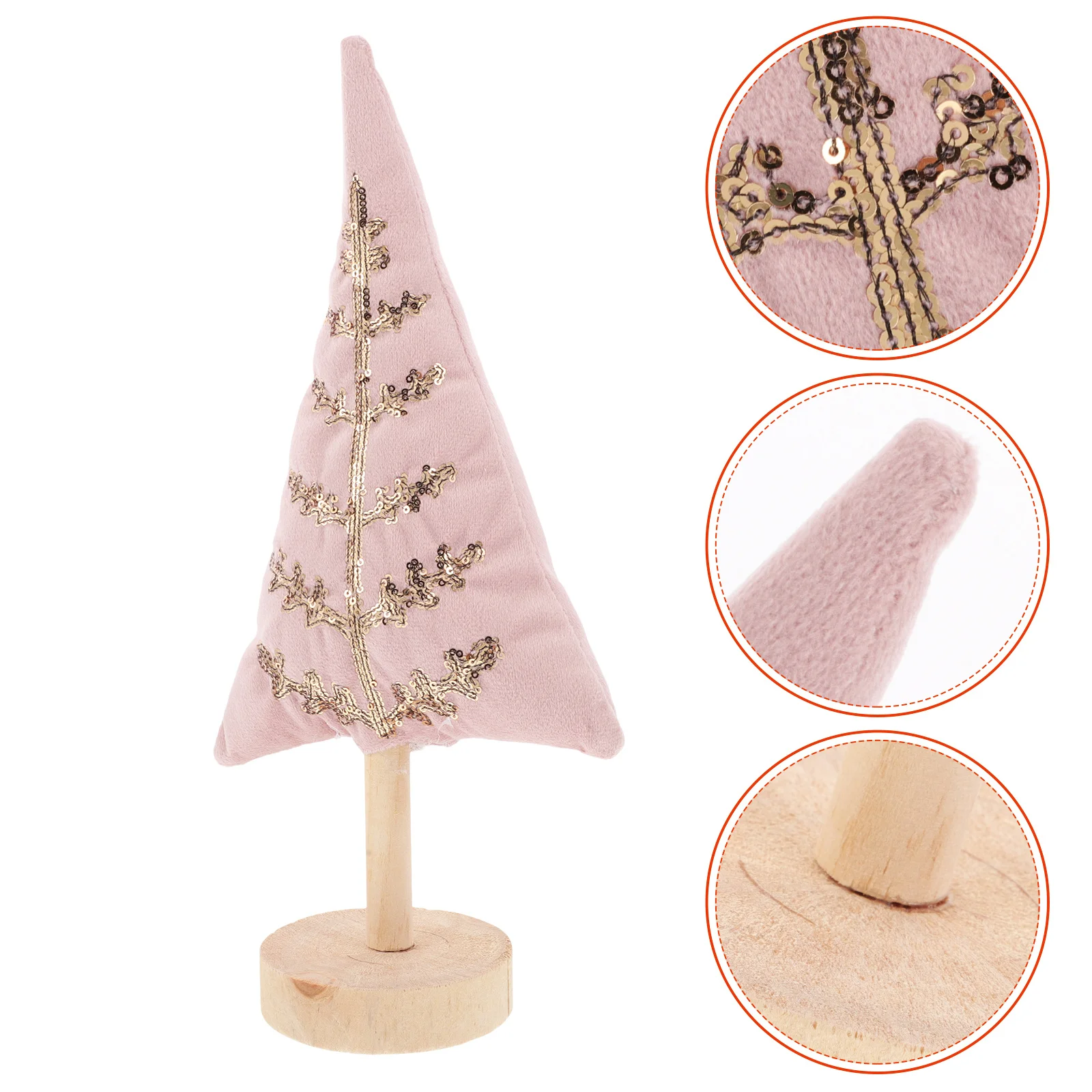 

Miniature Tree Ornament Christmas Decor Tabletop Figurine for Crafts Xmas Present Home Holiday Decoration MOBUTOFU