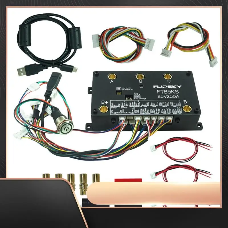 

FLIPSKY FT85KS Brushless ESC Single Drive 84V 250A Electric Scooter Controller Electric Skateboard Accessories With Smart Switch
