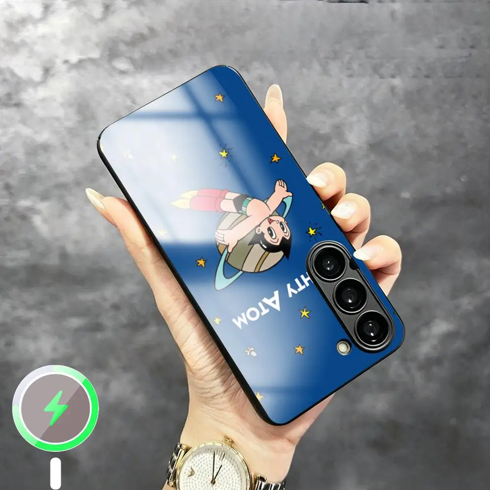 Classic cool As-tro BoyEs pattern Phone Case For Samsung S26 S25 S24 S23 S22 S21 Plus Ultra Fold A Glass Magnetic Case
