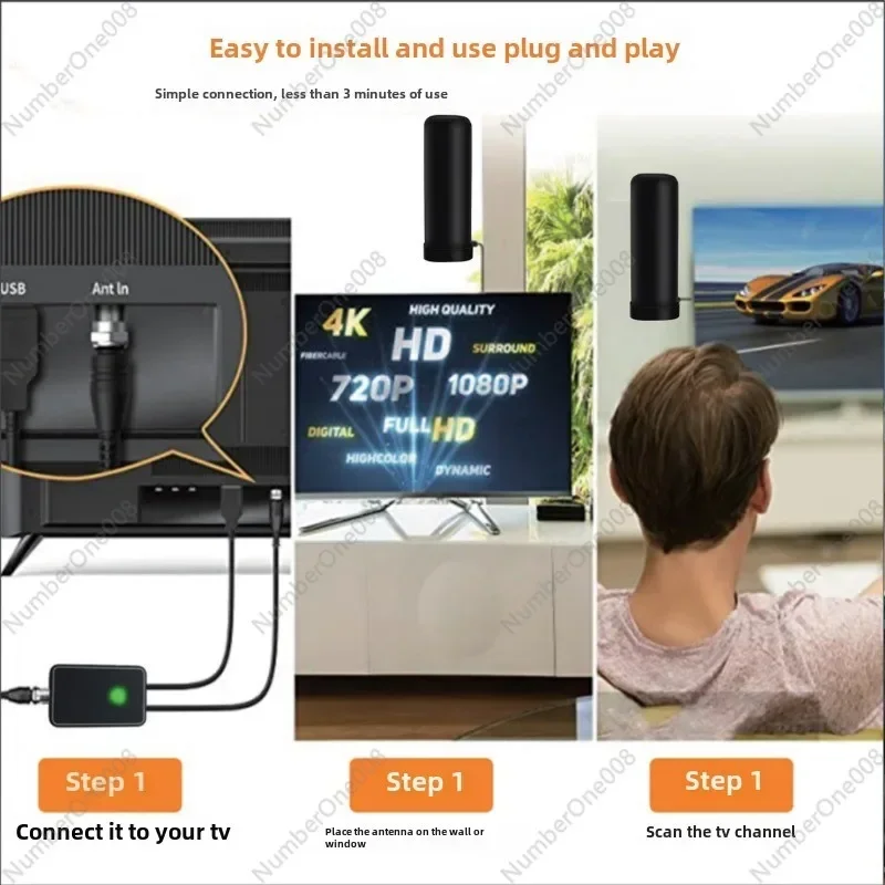 Outdoor TV Antenna/ 4K High Definition Digital Antenna/ DTMB Ground Wave Barrel Antenna- HDTV Antenna- view 3