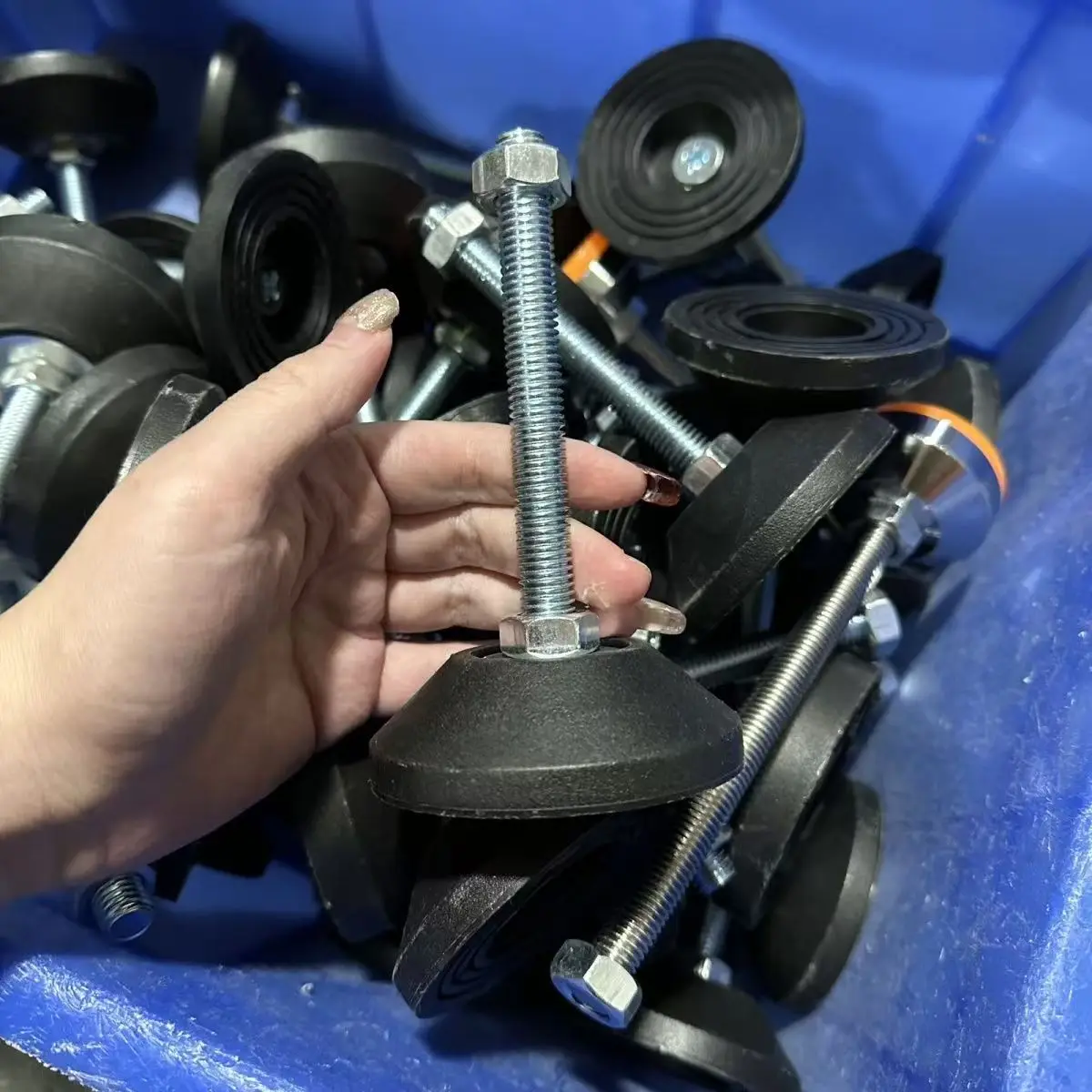 1PCS D50 D60 D80 D100 Adjustable Furniture Levelling Feet M8 M10 M12 M14-M24 Screw Leg Fixed Base Articulating Lathe Legs Pad