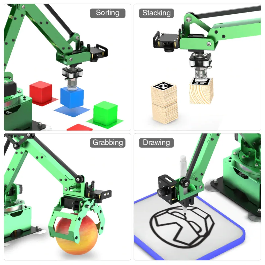 NEW Programmable Robot JetMax with HD Camera Educational Robot Kit Ros Learning Manipulator