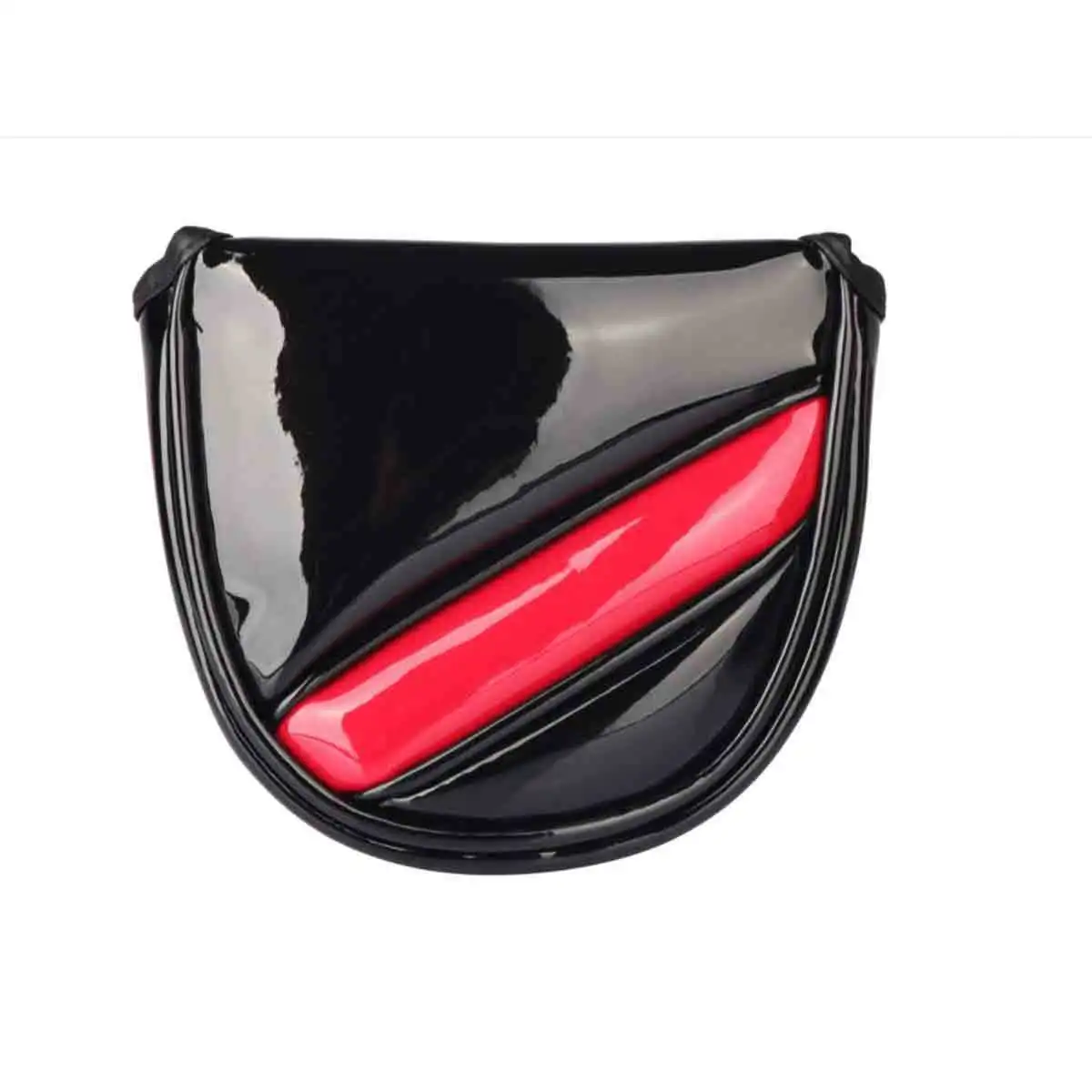 Golf Putter Head Cover Leather Crystal Twill Square Magnetic Snap Putter Head Cover 7 Colors