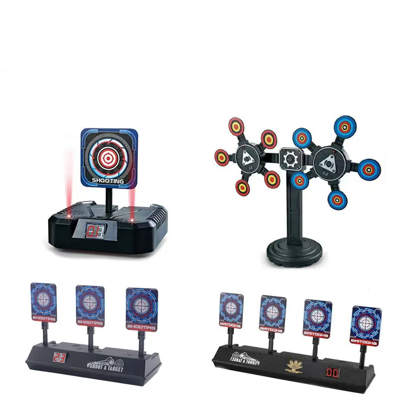 كيو كيو S360 ° الدورية المنقولة الإلكترونية التهديف الهدف العودة التلقائية Dmart لعبة بندقية الهدف اطلاق النار الملحقات #3