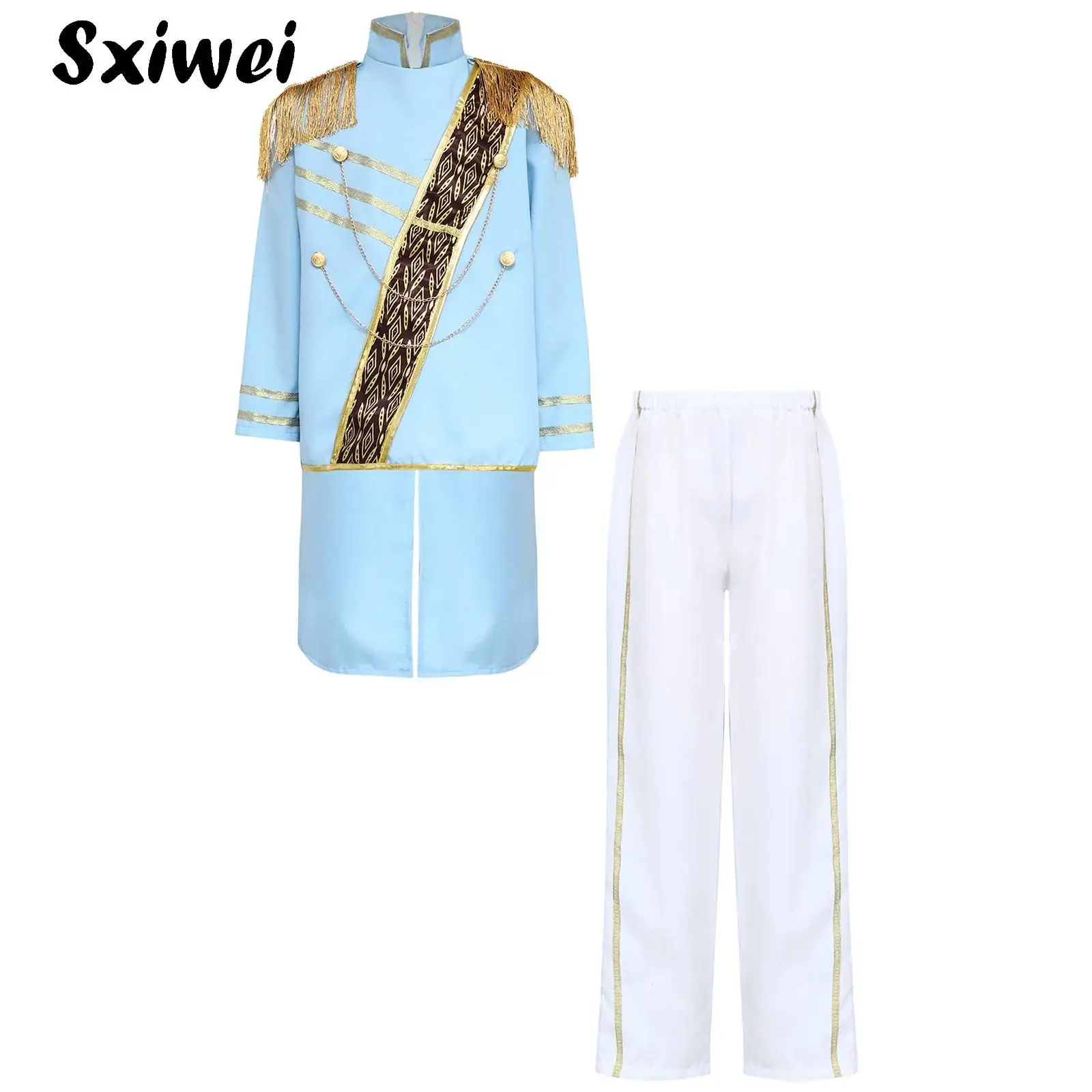 Boys Drum Major Team Uniform R - Flashing Led Foam Sticks Party review and price