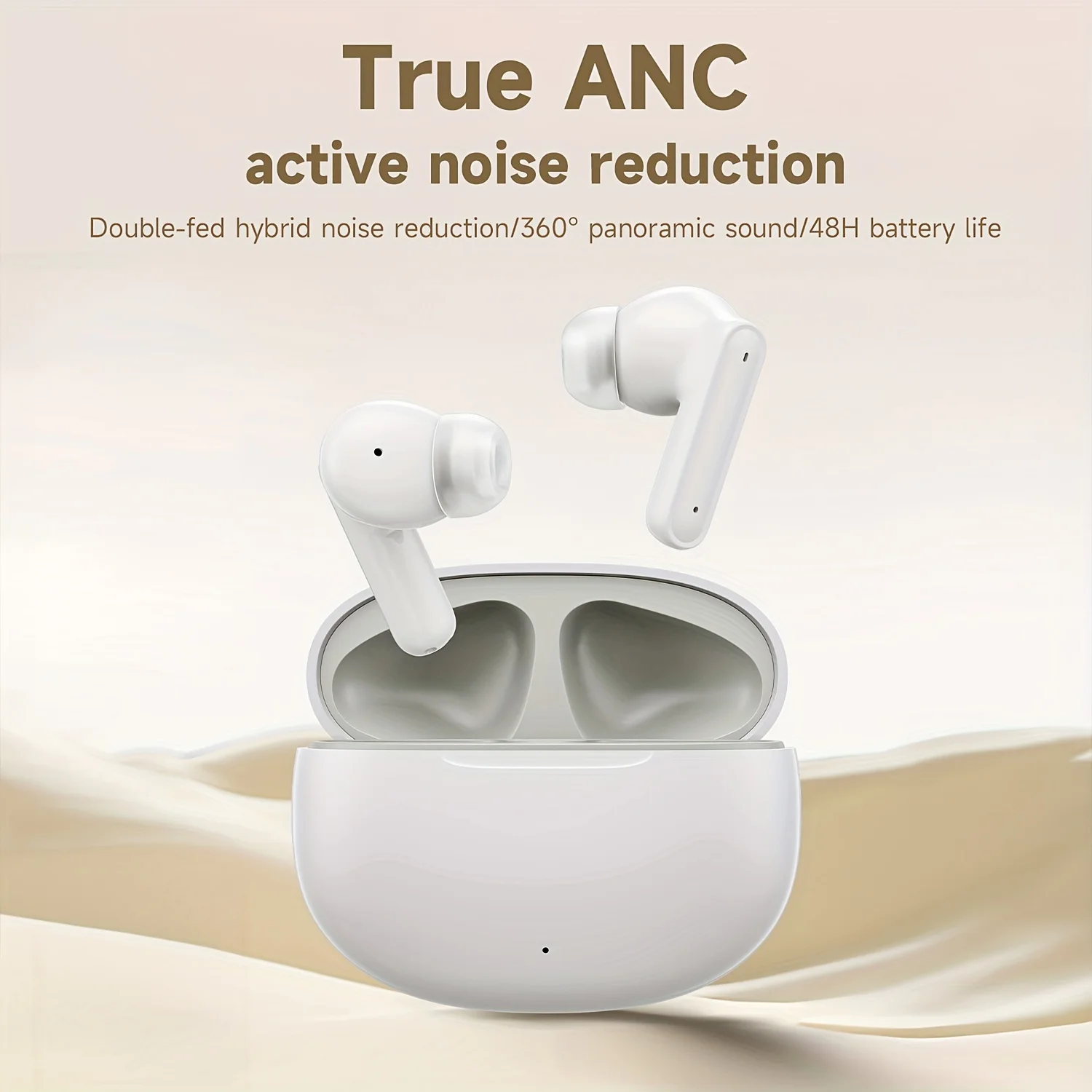 Wireless earbuds T280 ANC TWS Bluetooth5.3 Earphone Active Noise Cancelling Headphones Stereo Sound Headset For Android iOS