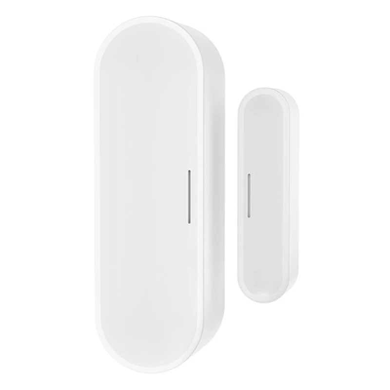 Tuya Smart Door Window Sensor White Door Window Sensor Wifi Smart Home Wireless Door detector USB Open/Close APP allarme remoto