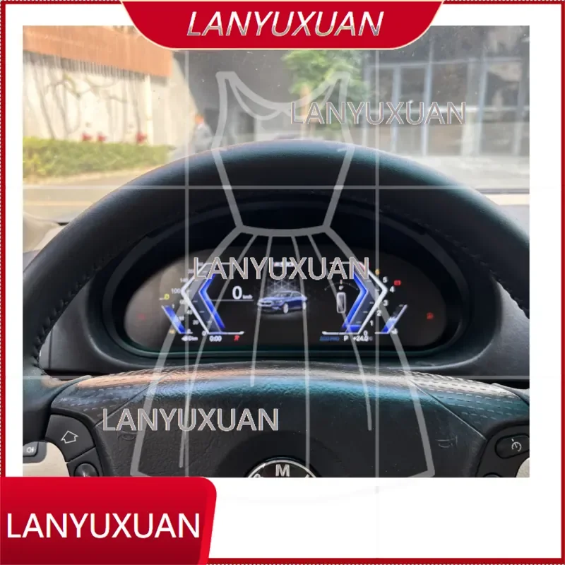 10.25'' Digital LCD Instrument Dash Screen Cluster for E46 1999-2004 LCD Dashboard Display with Linux System