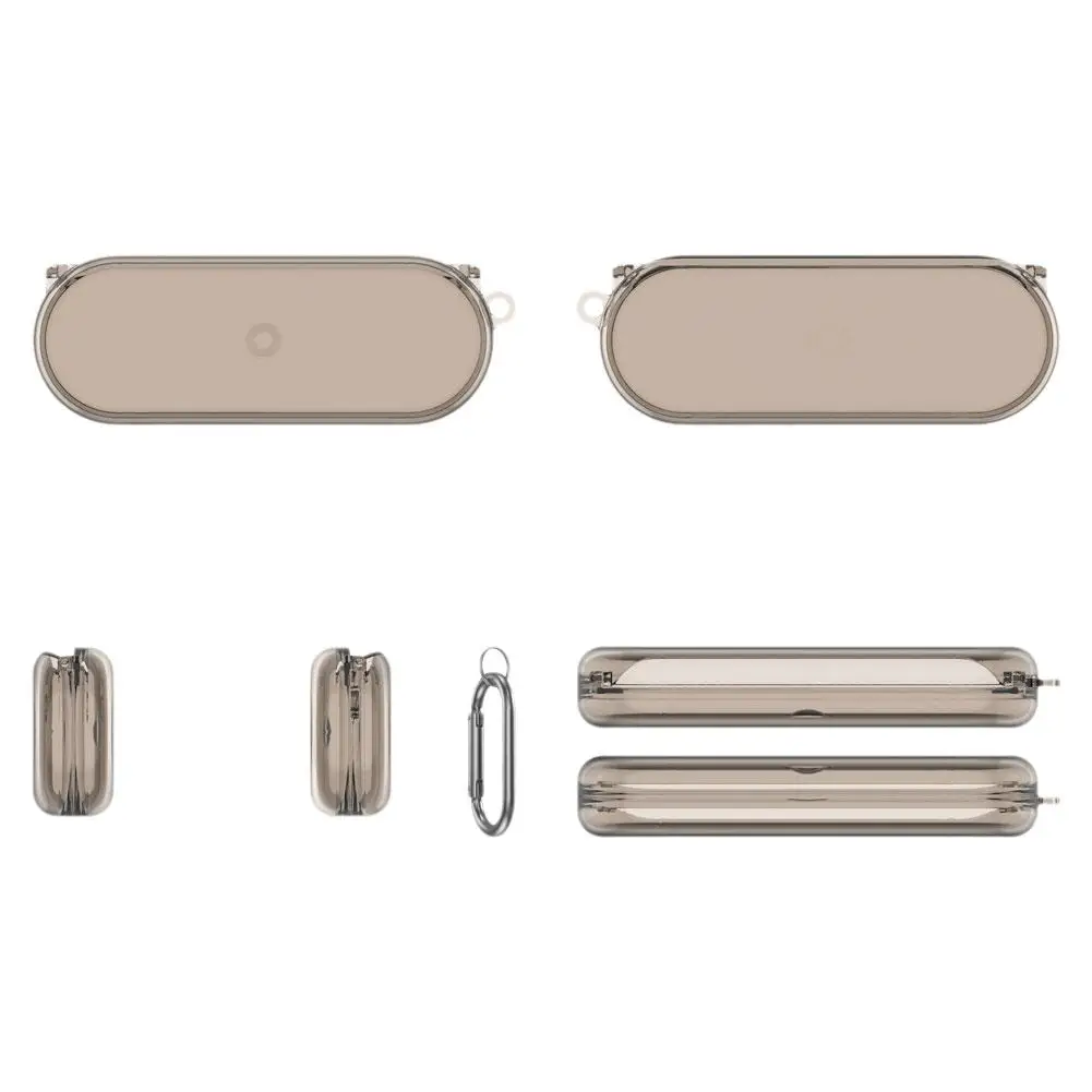 TPU 透明保護ケース何も耳 (オープン) ヘッドフォンケース耐衝撃落下防止防水イヤホンクリアカバー W1W0