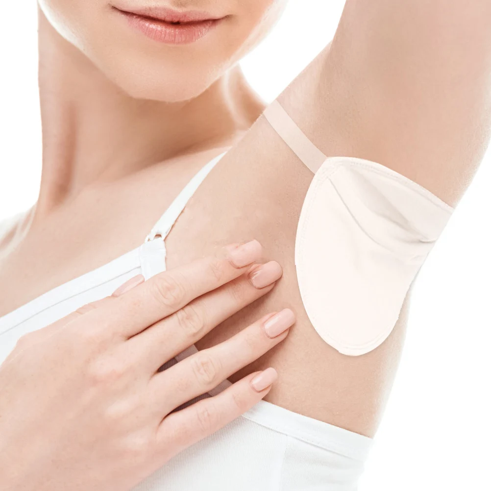 

2 Pairs Underarm Pads Sweat Absorbent Reusable Deodorant Armpit Comfort Women Outdoor Sports Jogging Running Workout
