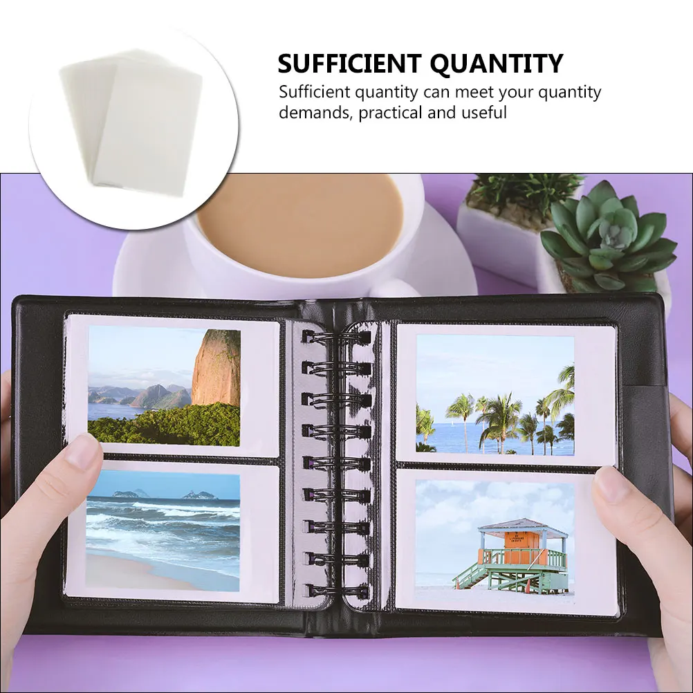 

100 Sheets Waterproof Protective Films Photo 7 Inch 135X188MM 8 Silk Practical Supplies Laminating Pouches Picture Card File