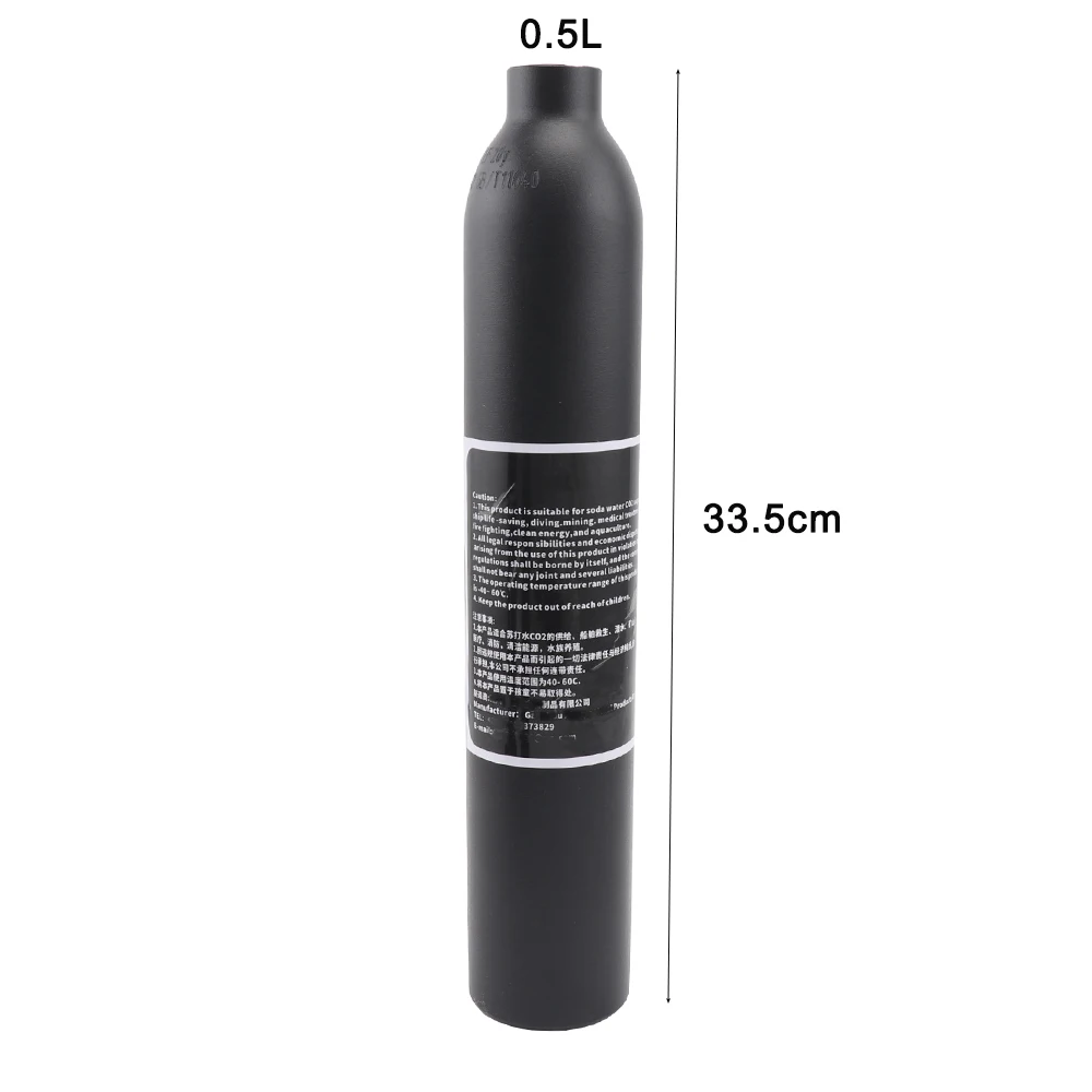 300bar 4500Psi Aluminium Co2 Cilinder Aquarium Luchttank M18x1.5 Draad Hogedrukcilinder Zuurstof Frisdrank Gasfles Fillin