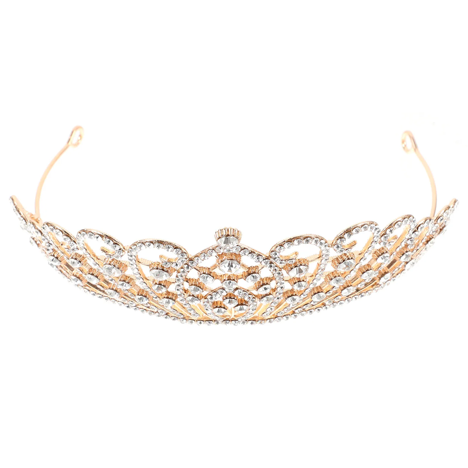 

Rhinestone Women Bridal Baroque Wedding Party Headpiece Cosplay Crown Girl Crown Headwear Formal Costume Accessory