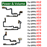 New Power on off Volume Key Button Flex Cable For OPPO A12 A15 A16 A52 A53 A54 A55 A57 A72 A73 A74 A93 A94 A95 A96 4G 5G