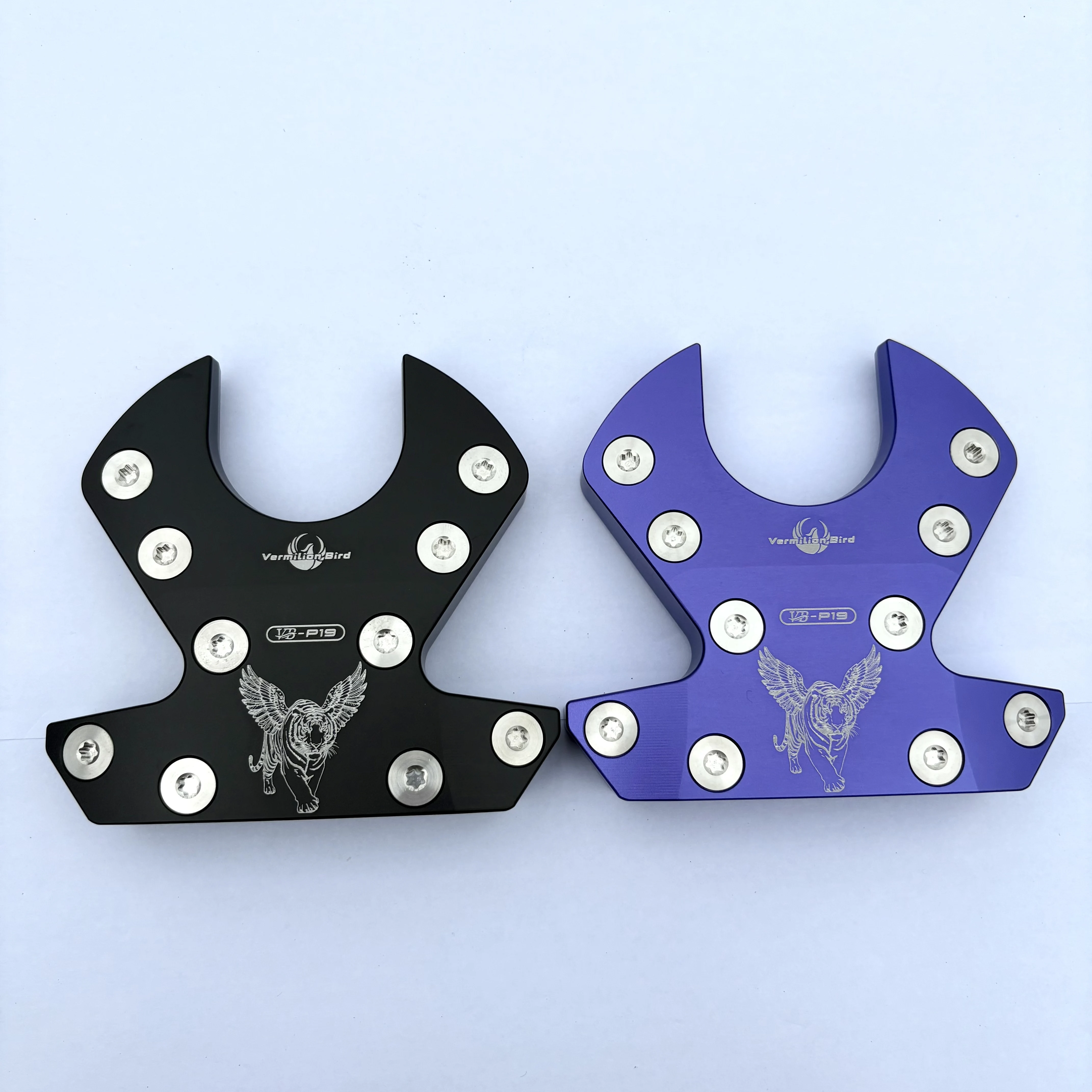 Ultra Stable Putter Head, Vermilion Bird High MOI Zero Torque CNC Aluminum Alloy Head to Increase Putting Accuracy