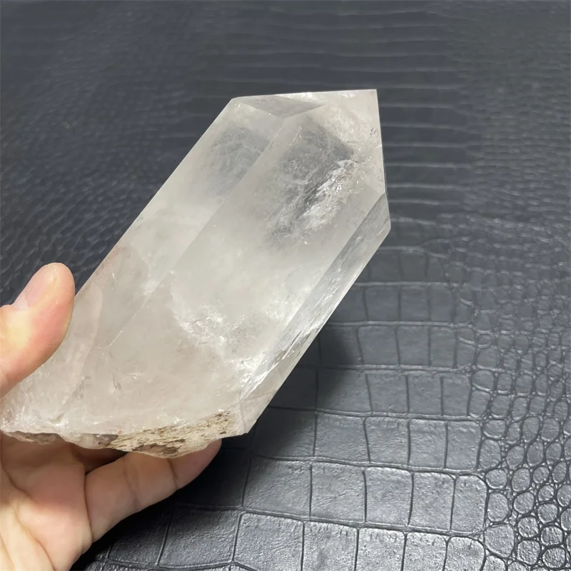 760g Rainbow Clear Lemurian Seed Quartz Point Cluster Crystal Rough Healing