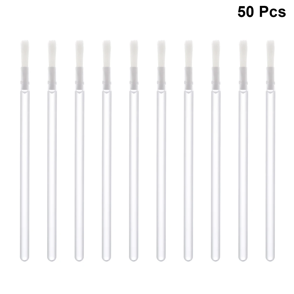50 pennelli per labbra, pennelli da donna, eyeliner, strumenti per il trucco dei capelli corti