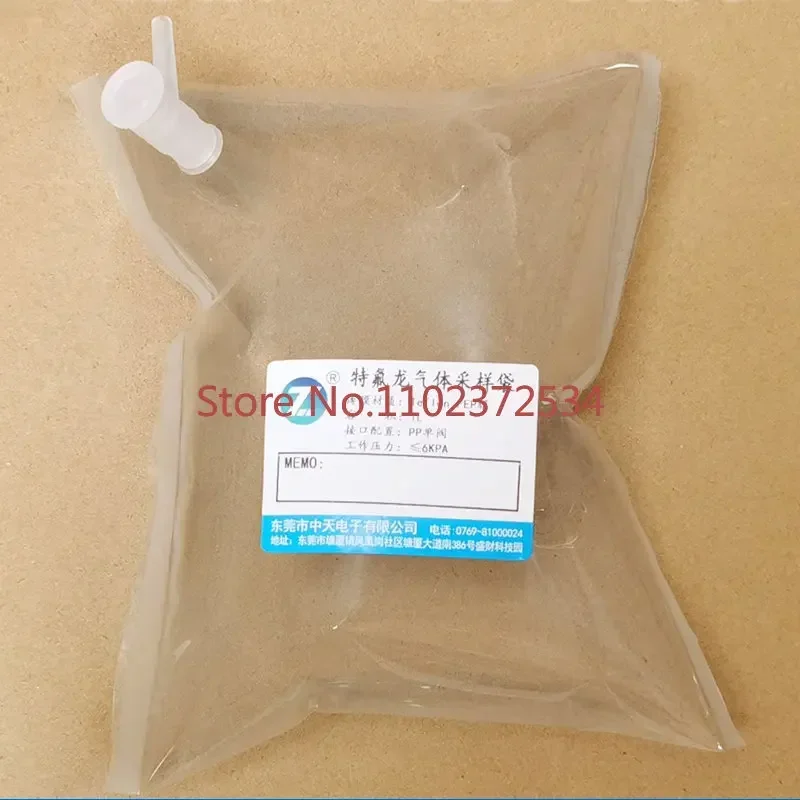 Gas sampling bag FEP sampling bag Special gas bag for non methane hydrocarbon (PTFE valve)