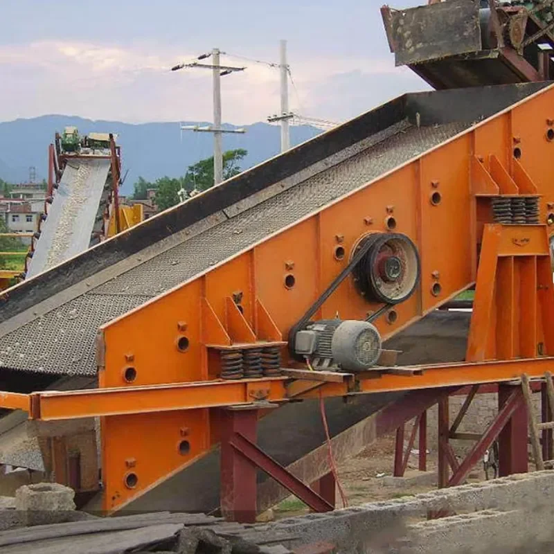 Industrial Vibrating Machine for Mining - Suitable for Ore Screening/Conveying High Stability Fits Gold Copper Mining Lines