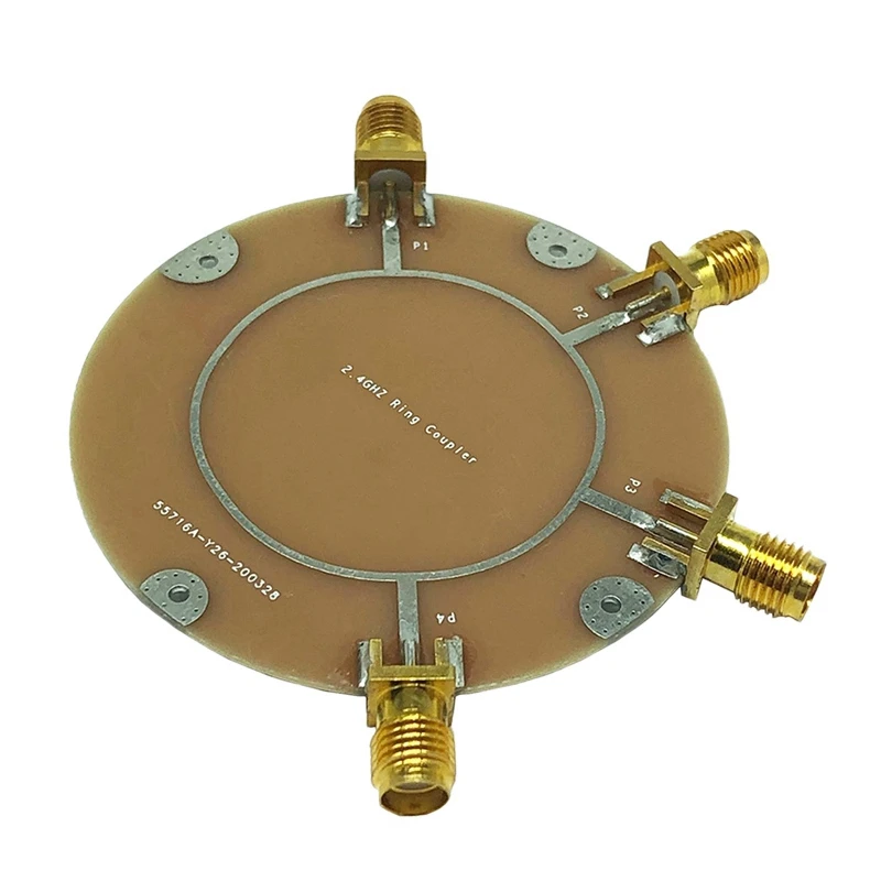 Acoplador de anillo de 2,4 GHZ, acoplador híbrido direccional de puente eléctrico de 3Db