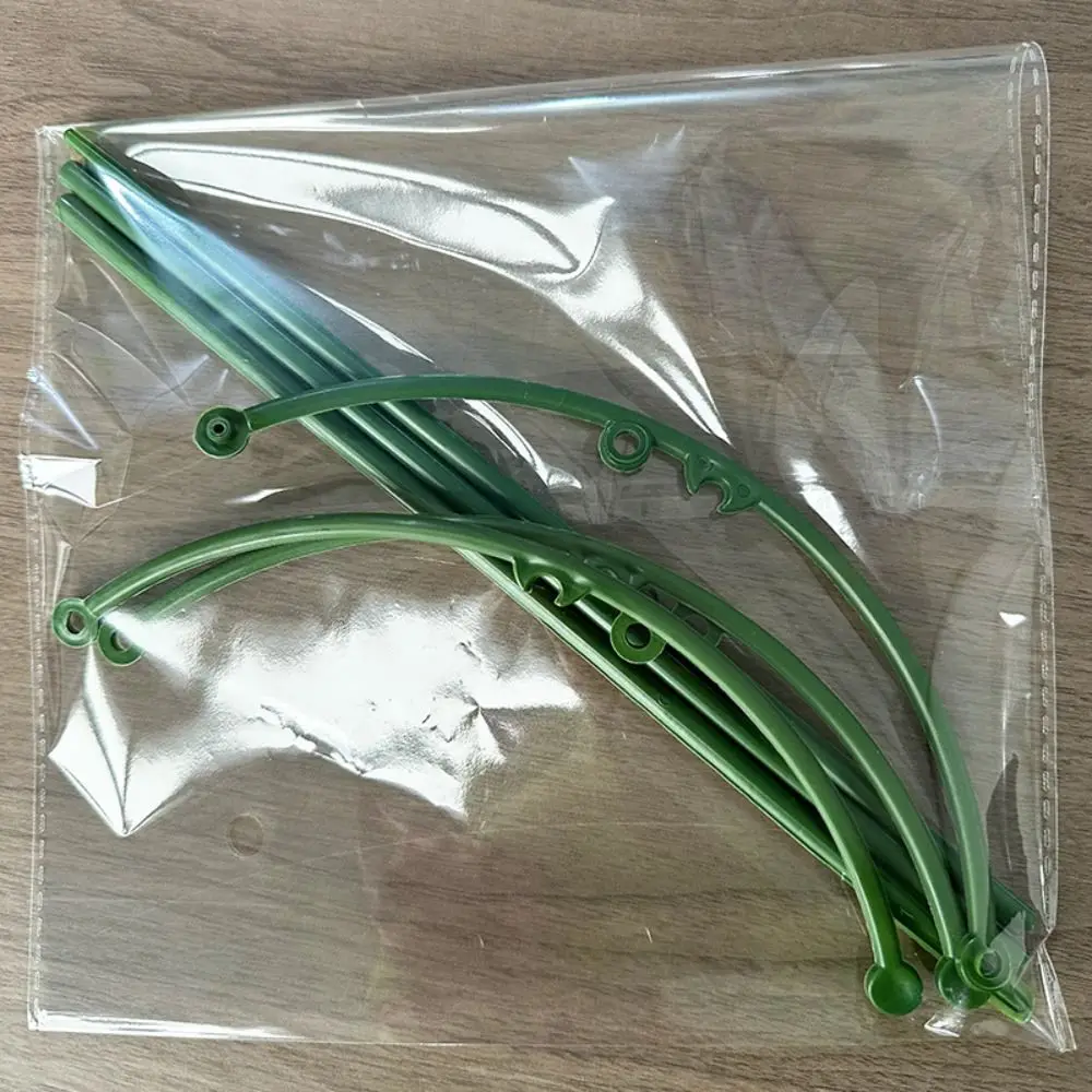 Support de plante verte durable, demi-rond, facile à utiliser, support de piquet de jardin parfait, bonsaï, fibre la plus récente, 3 ensembles