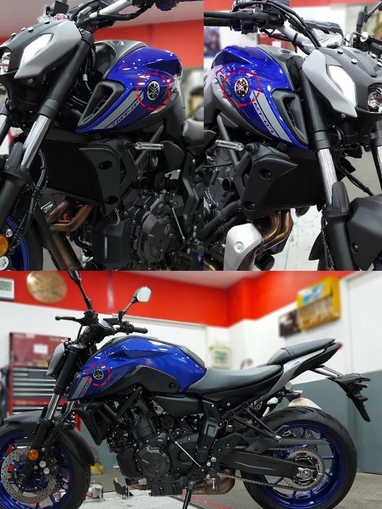 

Наклейка для топливного бака Yamaha R1 R6 TMAX MT09 MT07 3D, мотоциклетная боковая наклейка с логотипом мотоцикла, акриловая, водонепроницаемая