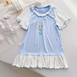 Children's pajama clothes, girls dress, kids pajamas, sleep vest, mother's sleeping clothes 10 Main Sales Exit Maternity Girl - №6