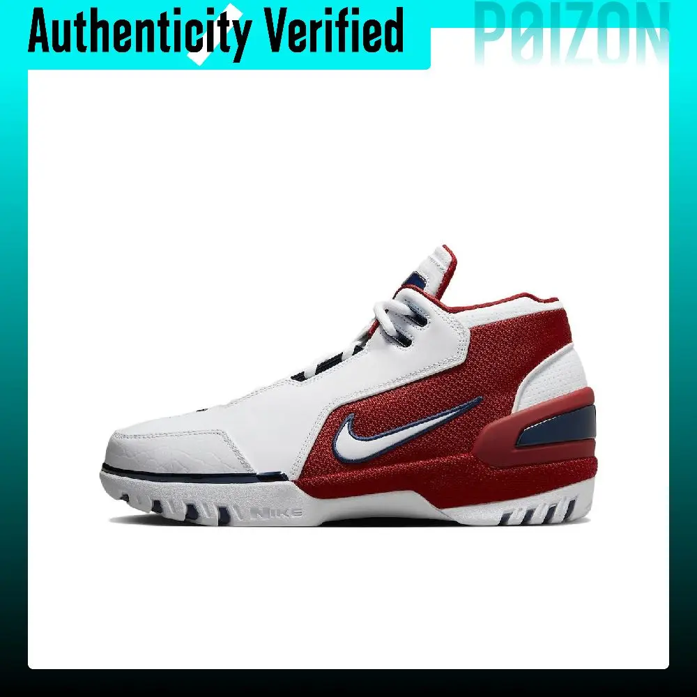 Nike Air Zoom Generation 'First Game' Mid top Basketball Shoes Men's Red White 2023 Edition DM7535-101