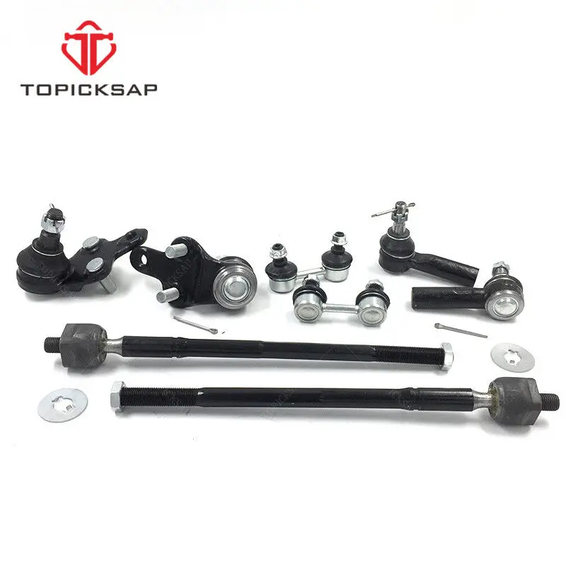 TOPICKSAP 10pcs Kit Front Suspension Control Arm Outer Tie Rod Ends for Toyota Camry Avalon Lexus ES300 1992 - 1996 4504609020