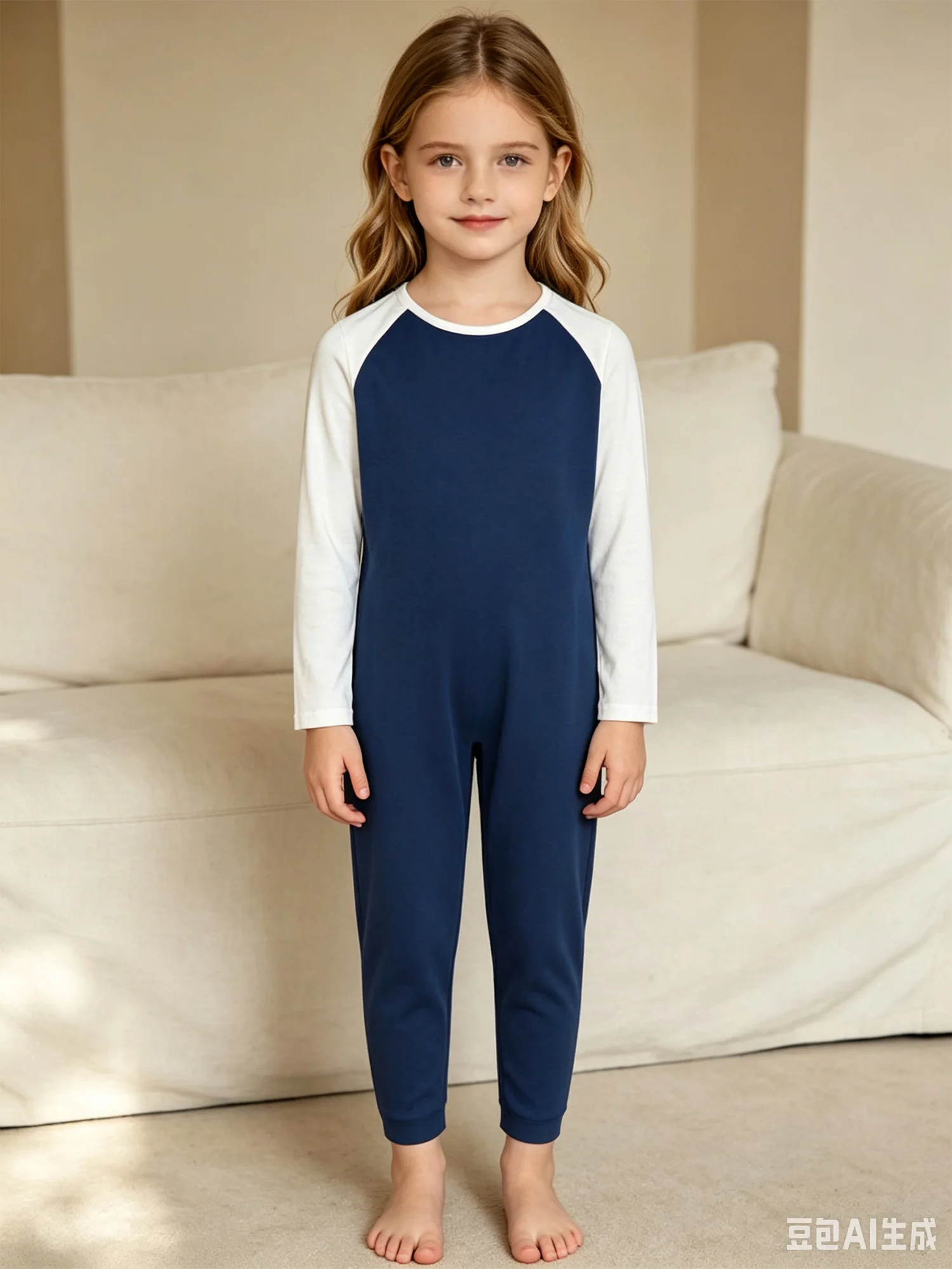 Children Anti-strip Adaptive Rompers Long Sleeve Back Zipper Casual Jumpsuit Homewear Sleepwear ASD Kids Special Needs Clothing