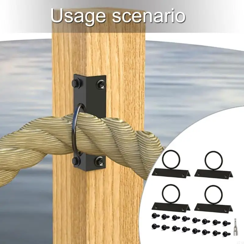 

Stable 90 Degree Angles Rope Rings Brackets Heavy Type Stainless Steel Corner Post Rope Brackets 37JD