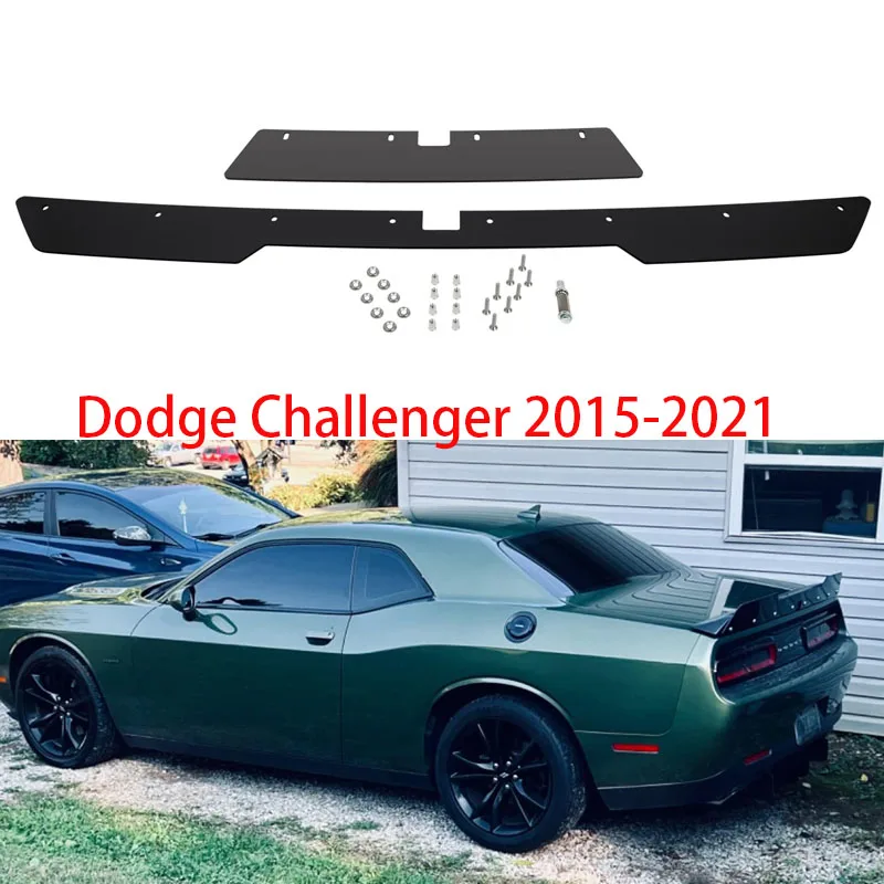 

Auto Rear WickerBill Spoiler for Dodge Challenger 2015-2021 SRT RT Hellcat Scat Pack with Back Up Camera, Includes RivNut Tool