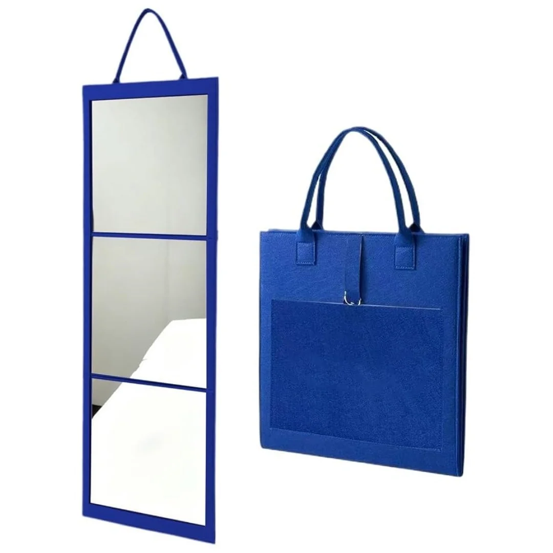 Tri Fold Full Length Mirror Full Length Acrylic Full Length Mirror Portable Acrylic Mirror Standing For Travel Daily Dressing