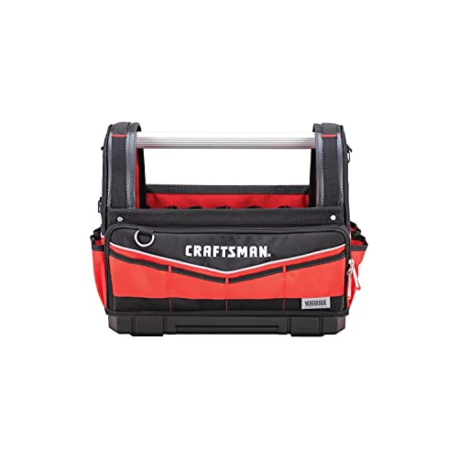 

VERSASTACK Heavy Duty Tool Bag Waterproof Hard Bottom 17" Large Tool Tote with Adjustable Strap