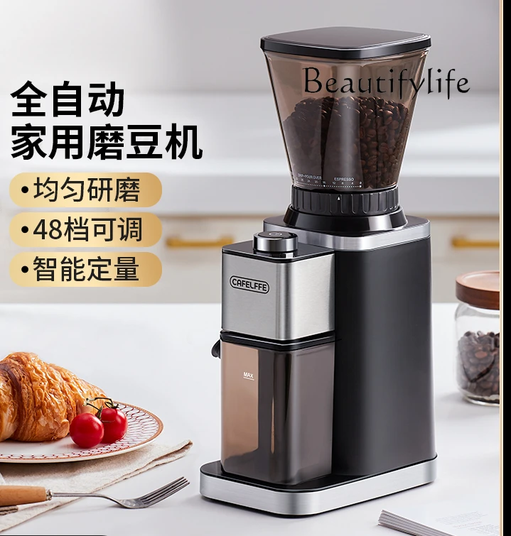 Electric Grinder Coffee Bean Grinder Hand Punch Italian Pulverizer Household Small Automatic