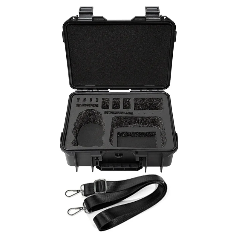 عملي-ل DJI Mini 4 Pro حقيبة للتخزين Mini 4 Pro حافظة مقاومة للانفجار محمولة صندوق مقاوم للماء غلاف صلب حافظة ذات سعة كبيرة
