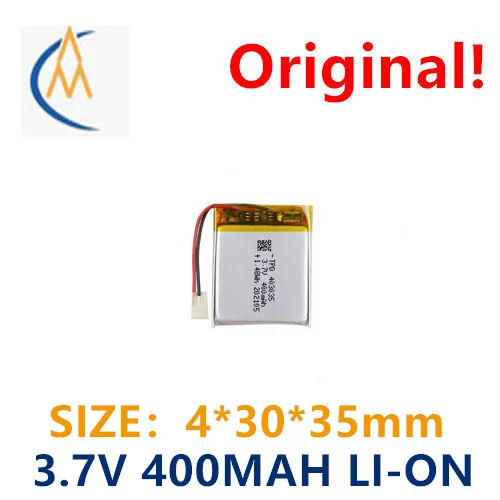 buy more will cheap 3.7V 403035 polymer lithium battery 400mah children's watch GPS locator wireless mouse lithium battery