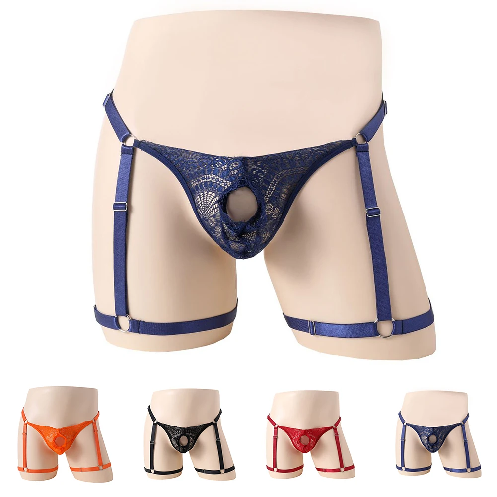 جودة عالية Hot البيع العلامة التجارية الجديدة الرجال الملابس الداخلية الملابس الداخلية 1 قطعة بيكيني ثونغ الأزرق/الأحمر/الأسود/البرتقالي g-سلسلة منخفضة الخصر