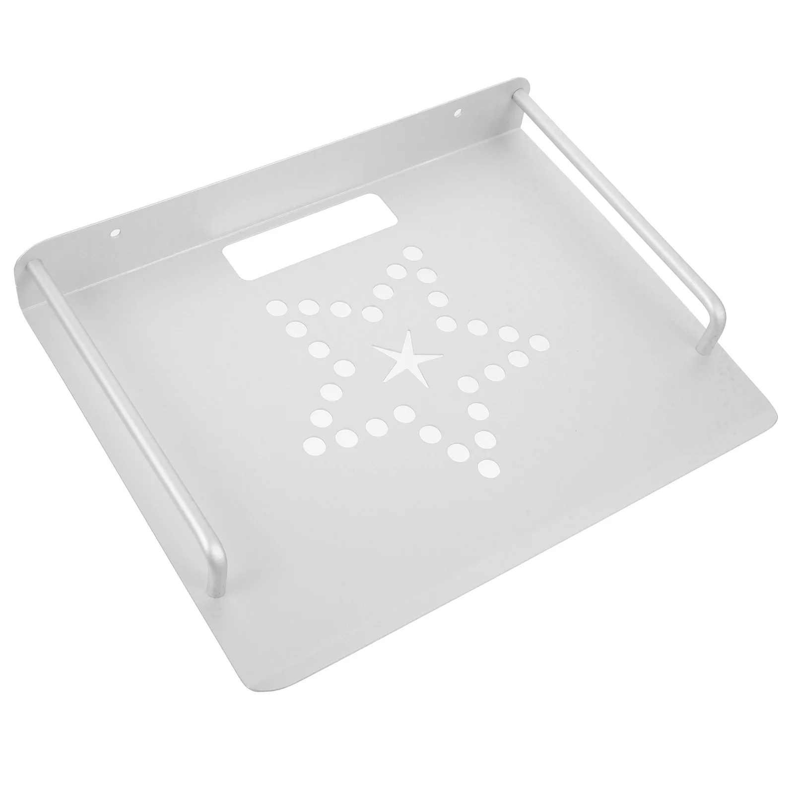 Stb Box Stand Aluminium Alloy Holder untuk Router Set Top Box Rak Pengganti Rak Penyimpanan Ruang Tamu Tugas Berat Anti Selip