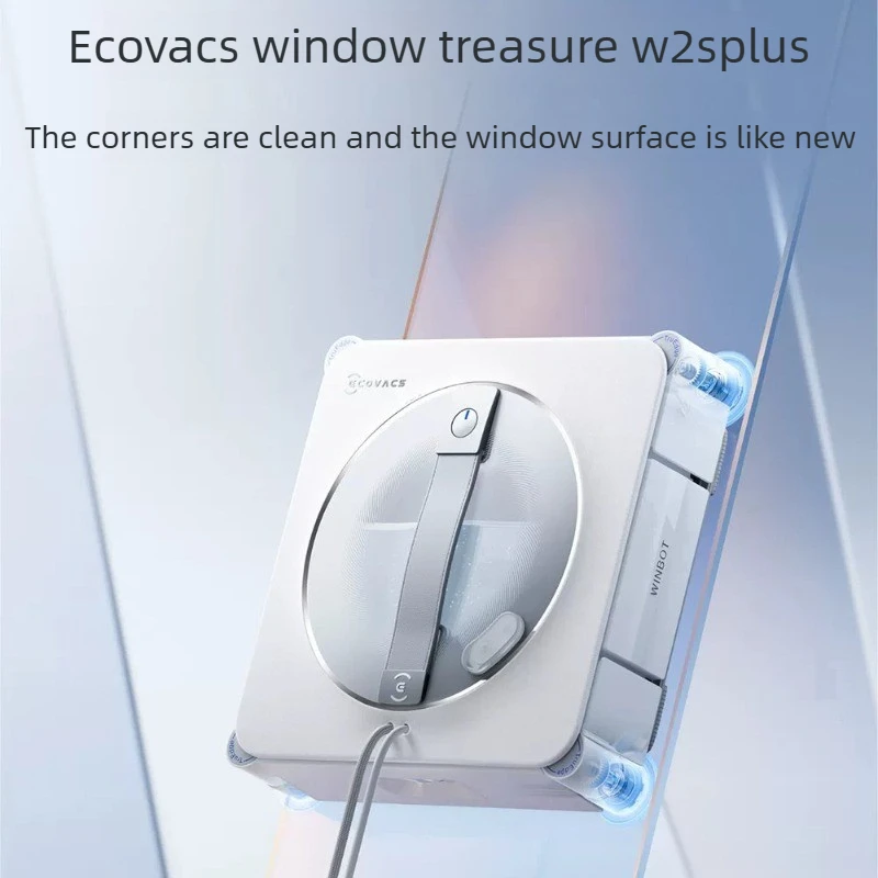 ECOVACS W2SPLUS Window Cleaning Robot Multi-Functional Automatic Electric Glass Cleaner Smart Cleaning Machine for Home