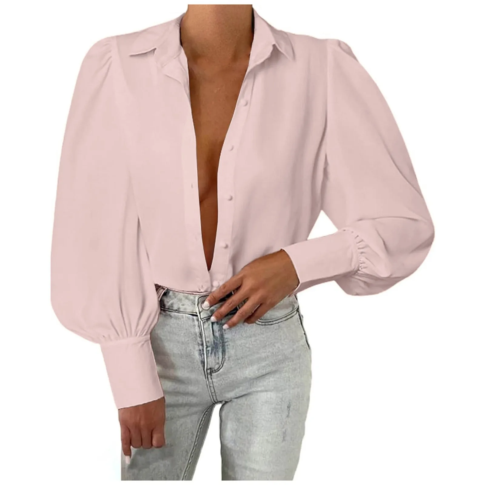 Cardigan Sexy à Manches sulfpour Femme, Haut Décontracté, Couleur Unie, Bureau