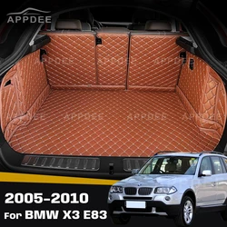 APPDEE Car trunk mat for BMW X3 E83 2005 2006 2007 2008 2009 2010 Cargo Liner Carpet Interior Parts Accessories Cover